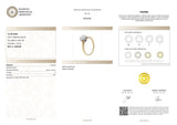 Inel Aur 14K cu Diamant Natural