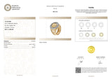 Inel Aur galben 18K Versace cu Diamante