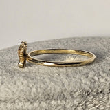 Inel din aur galben cu pietre 14K, 1.41 Grame