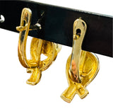 Cercei de 14k model infinit cu pietre si perla